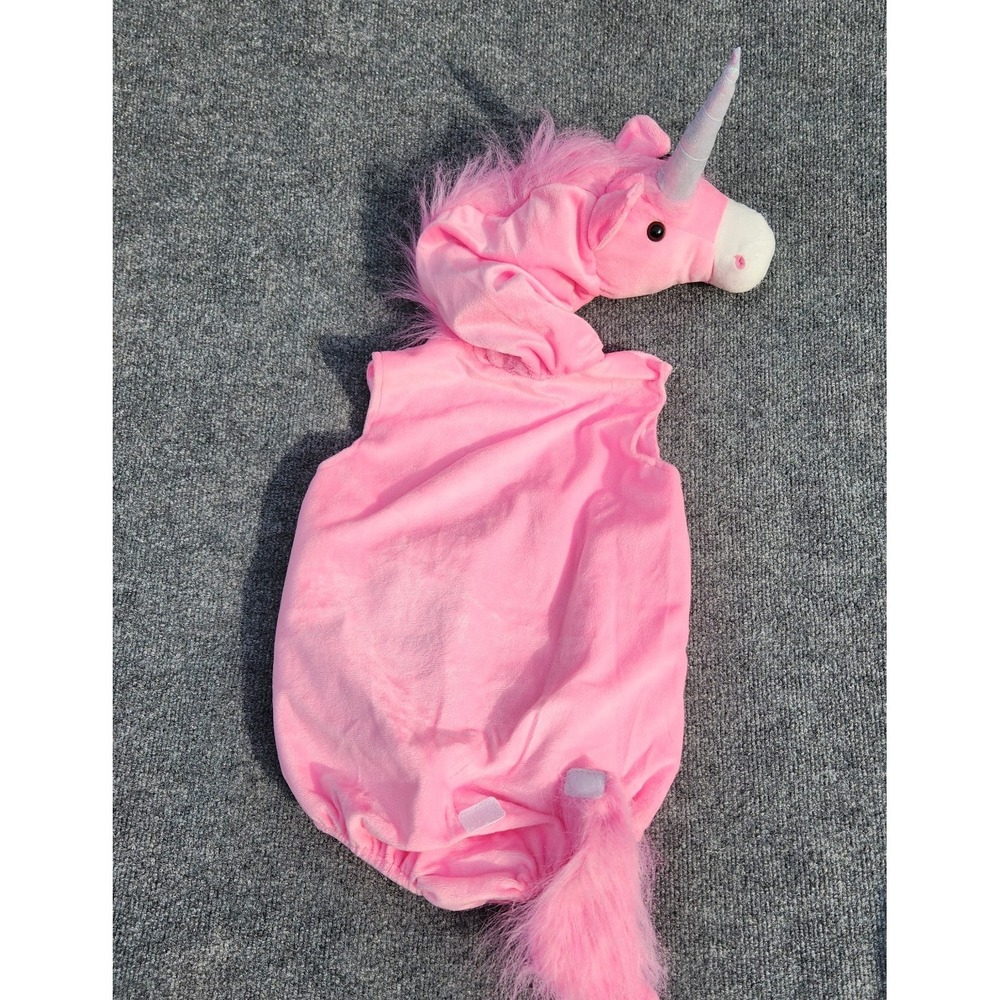 Rubie's Opus Collection BABY UNICORN Costume hooded Romper PINK 12-24 months - Picture 2 of 5